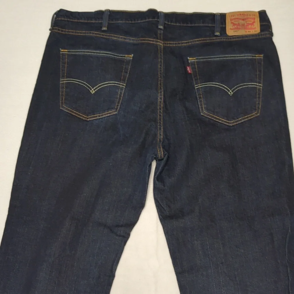 Levi's 541 Athletic Fit‎ Tapered Men's Dark Blue Relaxed Jeans Size 44